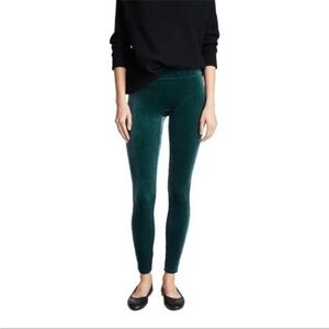 NWOT Spanx Velvet Tummy Control Malachite Green Leggings Pants size 2X.